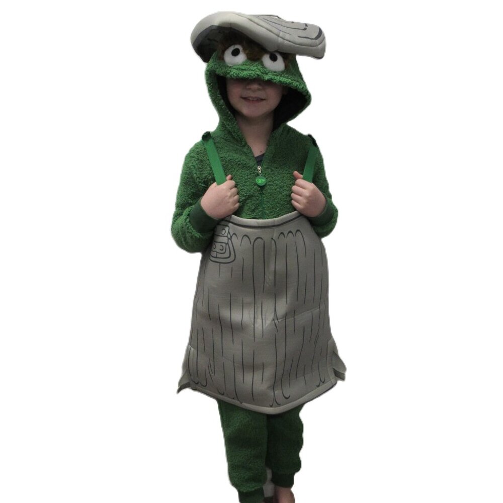 Sesame Street Oscar the Grouch Costume Officially Licensed 3D Spirit sz M 8-10 - Picture 1 of 5